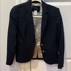 J. Crew navy blue schoolboy Blazer, 2P, worn a few times
